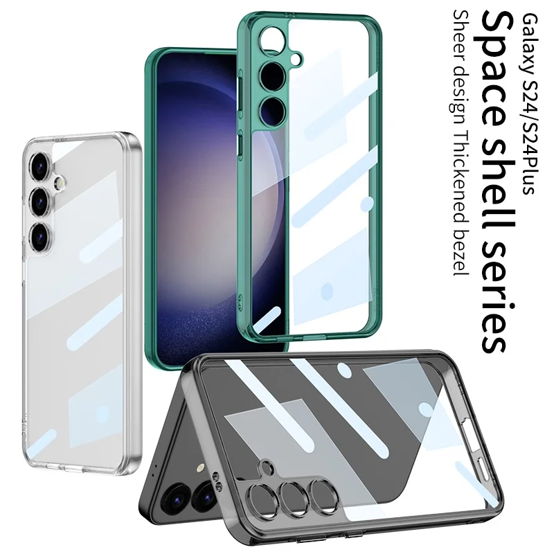 

Acrylic Clear Case For Samsung Galaxy S24 Plus Ultra Case Space Transparent Cover For Samsung Galaxy S24 Plus S24 Ultra 5G