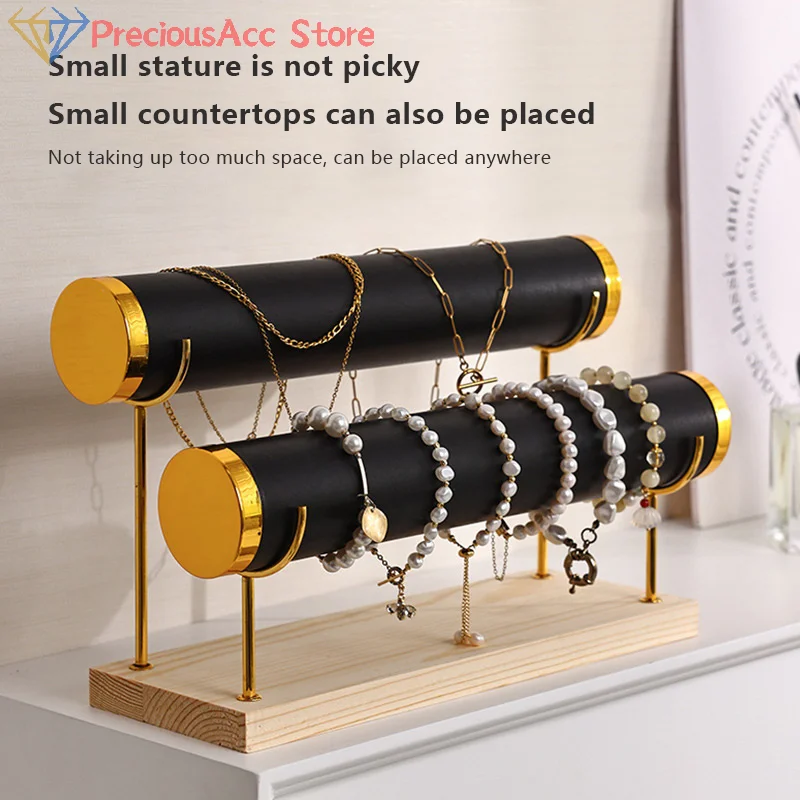 1/2/3-Layer Jewelry Display Stand Wooden Jewelry Bracelet Watch Display Holder For Women Men Ideal Choice For Gifts