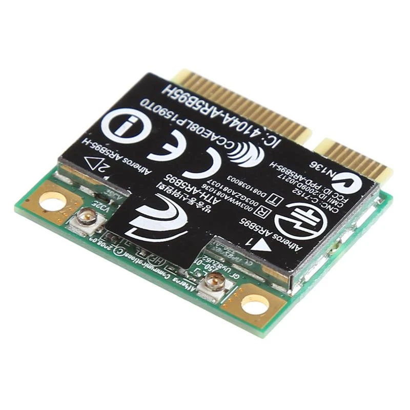 Atheros AR9285 용 하프 미니 PCI-E 무선 네트워크 카드 PCI WiFi 어댑터