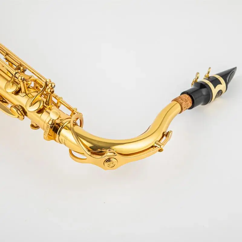 High Tenor Saxophone YTS-875EX Bb Tune lacquered Gold Woodwind Instrument With Case Accessories