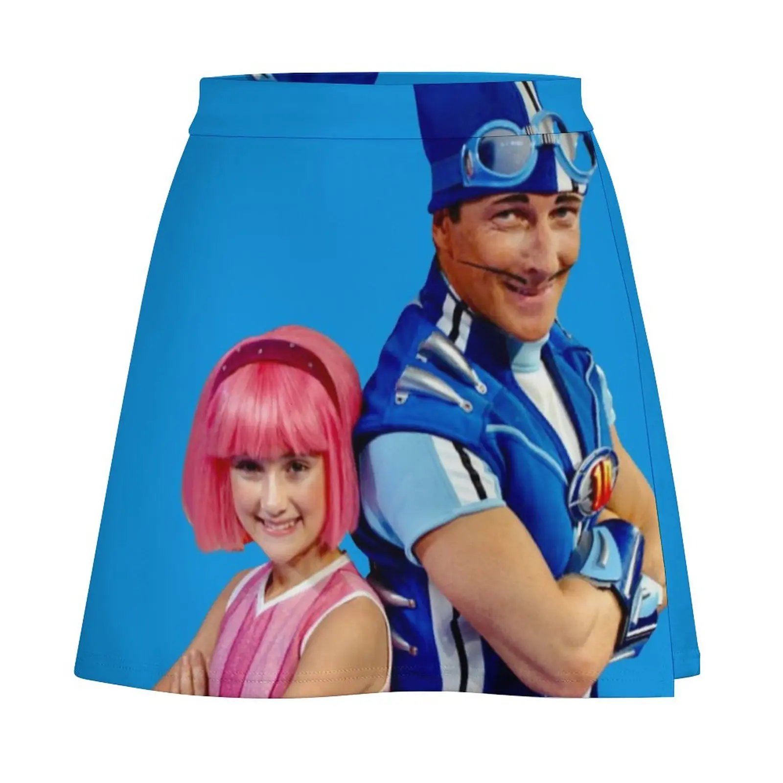 LazyTown: Stephanie & Sportacus Duo Design Mini Skirt sexy short mini skirts clothes for woman School uniform