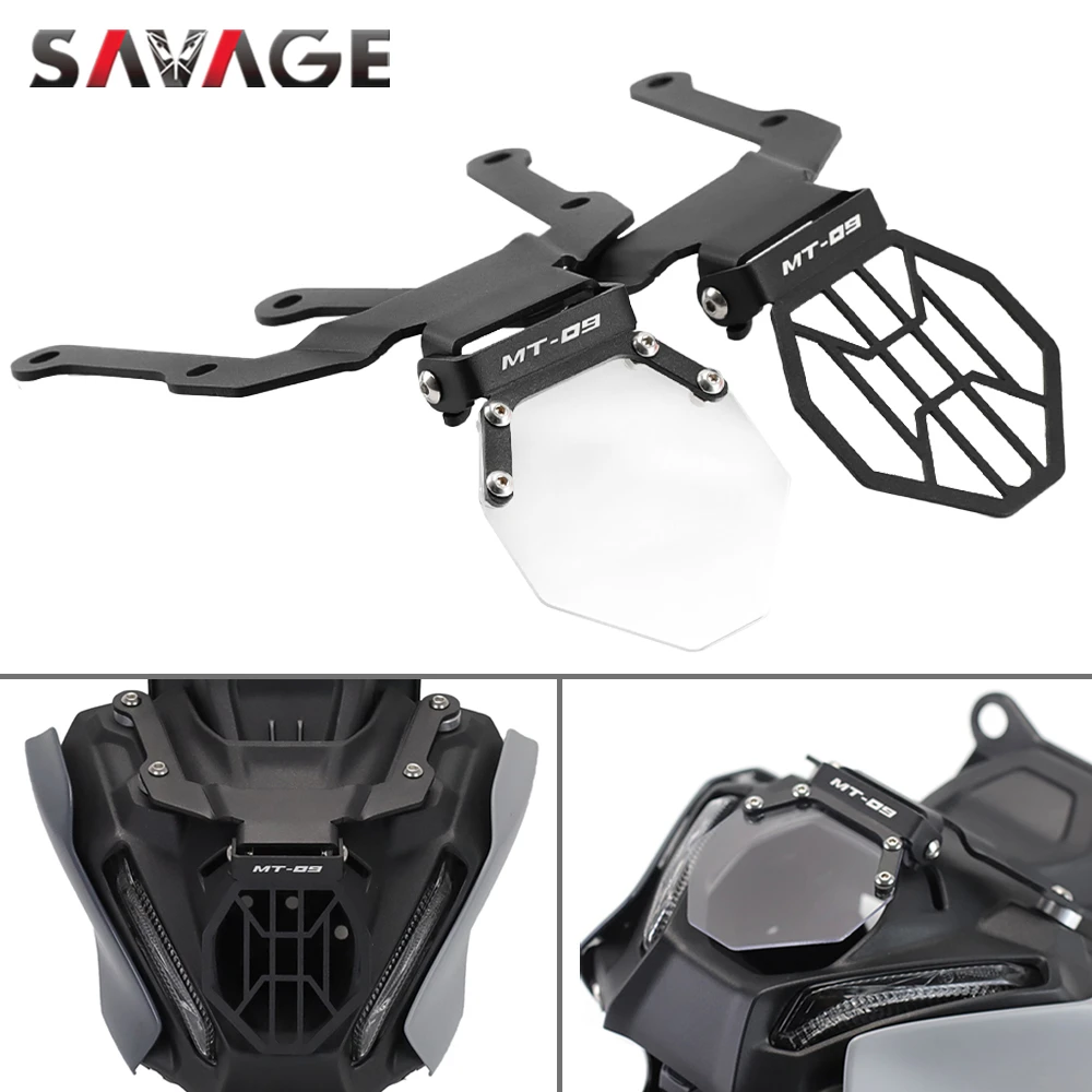 Yamaha MT09 MT09 V3 20212022 Headlight Guard Headlamp Protector Cover