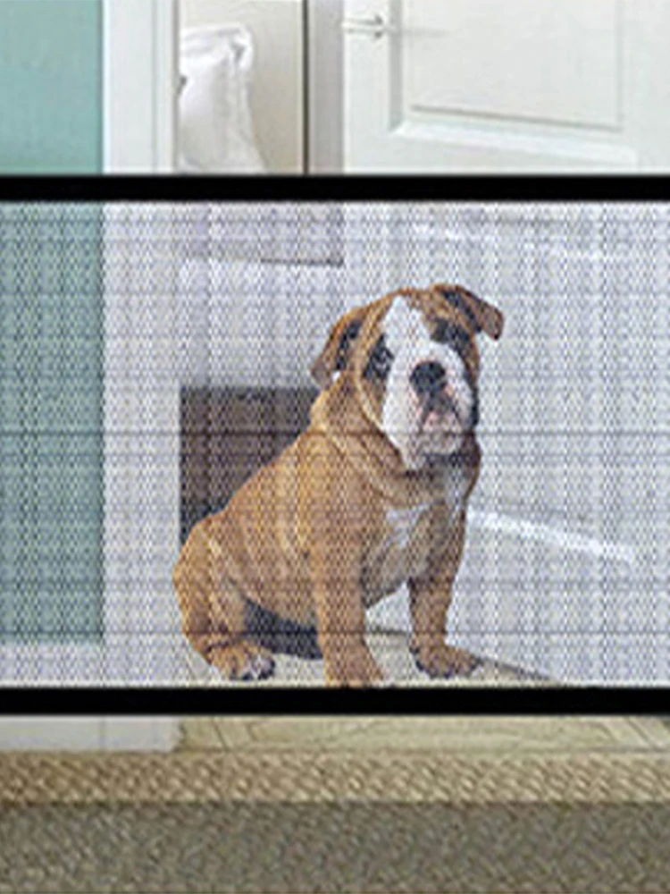 Retractable Baby Gates Cat Gate Pet Barrier Fences Portable Folding