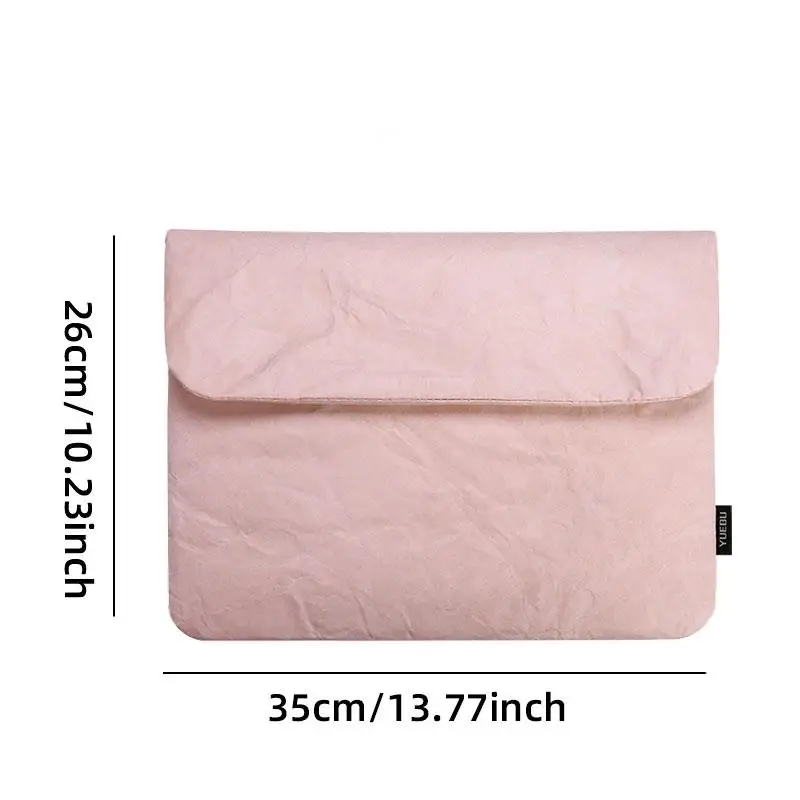 Custodia in fibra di carta vintage retrò per laptop e tablet, ideale per viaggi e protezione
