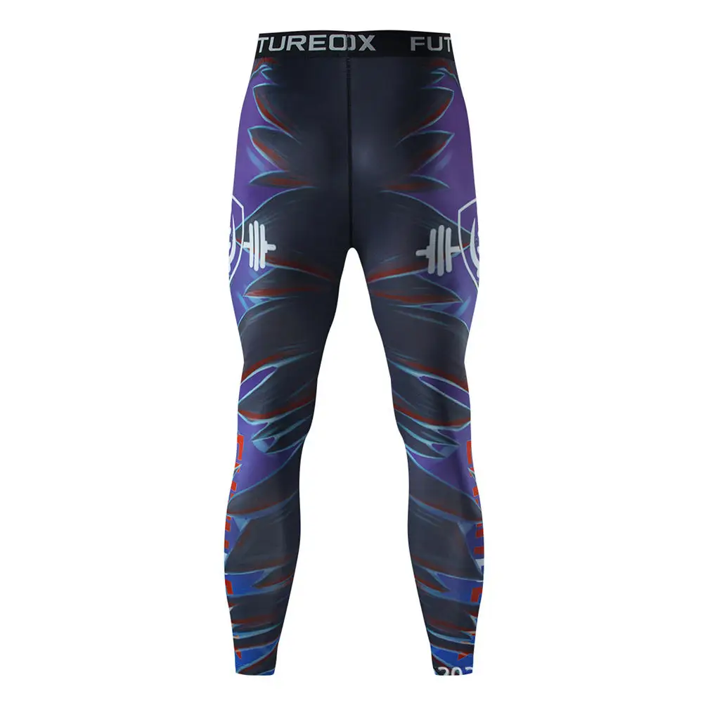 Men's Muay Thai Men MMA Kickboxing Sport Suit BJJ Rashguard T Shirts Rash Guard Fitness Tracksuit Boxing Jersey Running Set 32