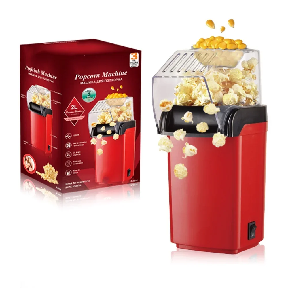 220V Popcorn Makers Mini Popcorn Machine Electric Household Appliance Machine Fully Automatic For Home Kitchen