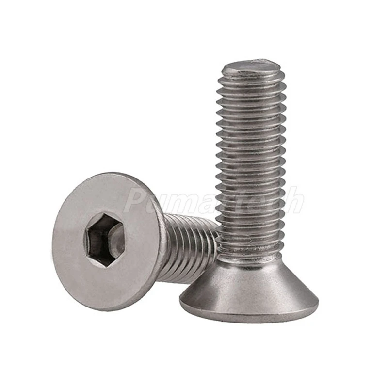 250pcs M2.5(2.5mm) A2 Stainless Steel Allen Bolts Hex Button Flat Socket Head Cap Screws With Nuts Assortment