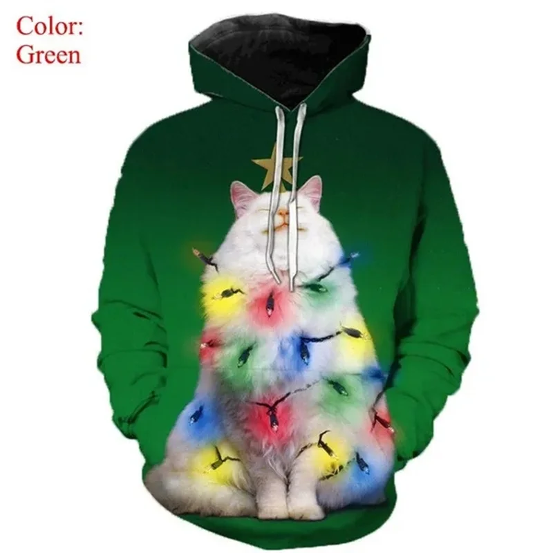 thumbnail image 1 of Sudadera con capucha con estampado 3D de Feliz Navidad para hombre, sudadera con capucha de muñeco de nieve, sudaderas divertidas y lindas para adultos y niños, sudadera con capucha de talla grande, 1 of 4