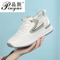 2.5cm Women Casual Shoes Sports Shoes Wear-resistant and Breathable Female White Shoes Tennis Sneakers Mom walking shoes 35-40