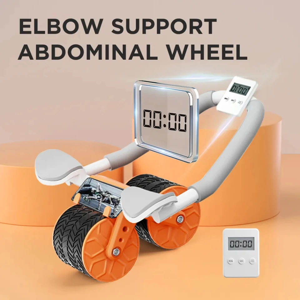 

Indoor Fitness Machine Elbow Support Type Automatic Rebound Healthy Abdominal Wheel Abdominal Training Abdominal Muscle Roll