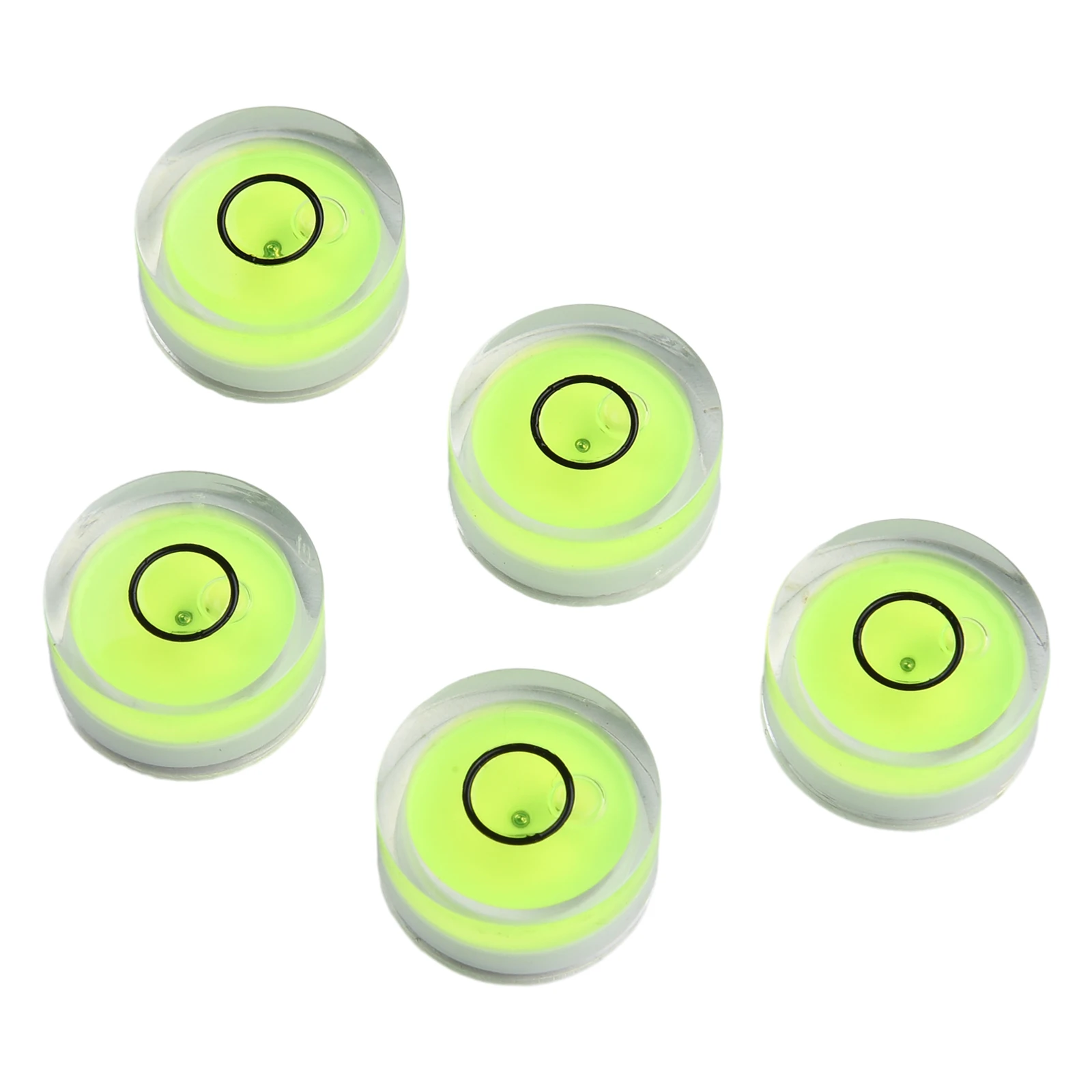 5pcs Mini Round Accuracy Bubble Level Bullseye Instrument Horizontal Precision Bubble Level Measuring Tool