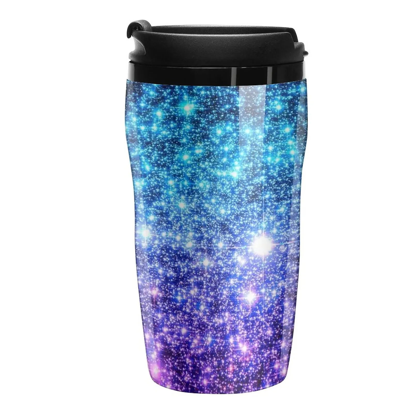 

New Galaxy Sparkle Stars Turquoise Blue Purple Hot Pink Travel Coffee Mug Vintage Cup Coffee Bowl Cup Coffee