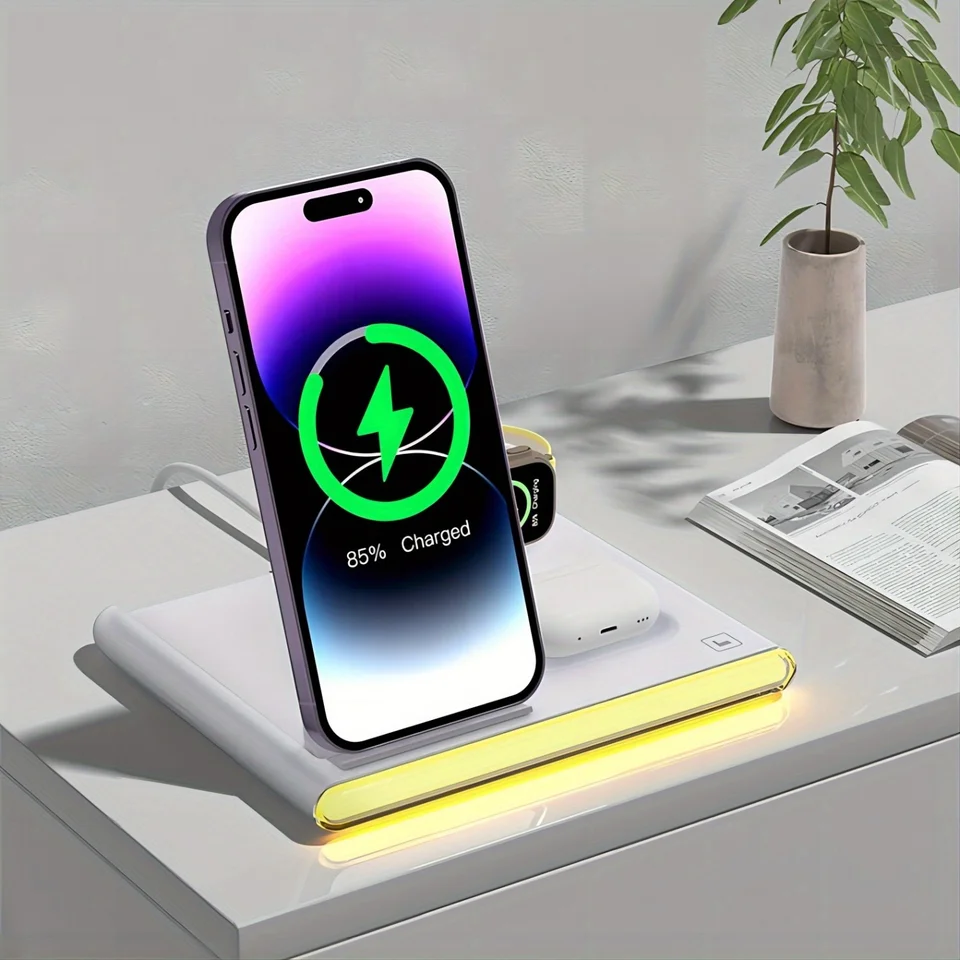 4 in 1 Fast Charging Wireless Charger Station