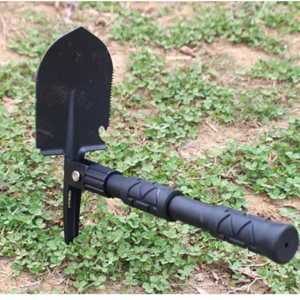 Outdoor 40CM Multifunctional Folding Portable Vehicle Mounted Soldier Camping Fishing Engineering Shovel 4