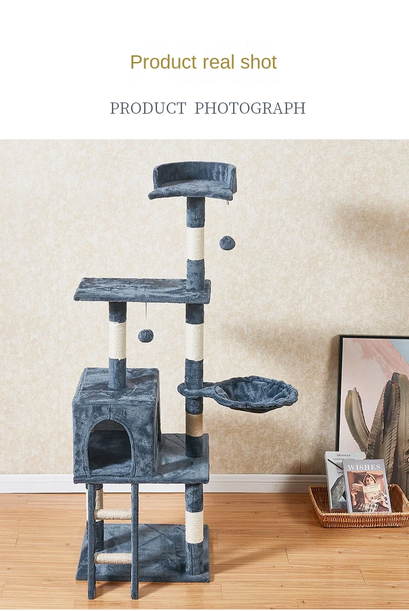 Title 15, Pet Cat Toys Multi-layer Cat Tree Tower House w...