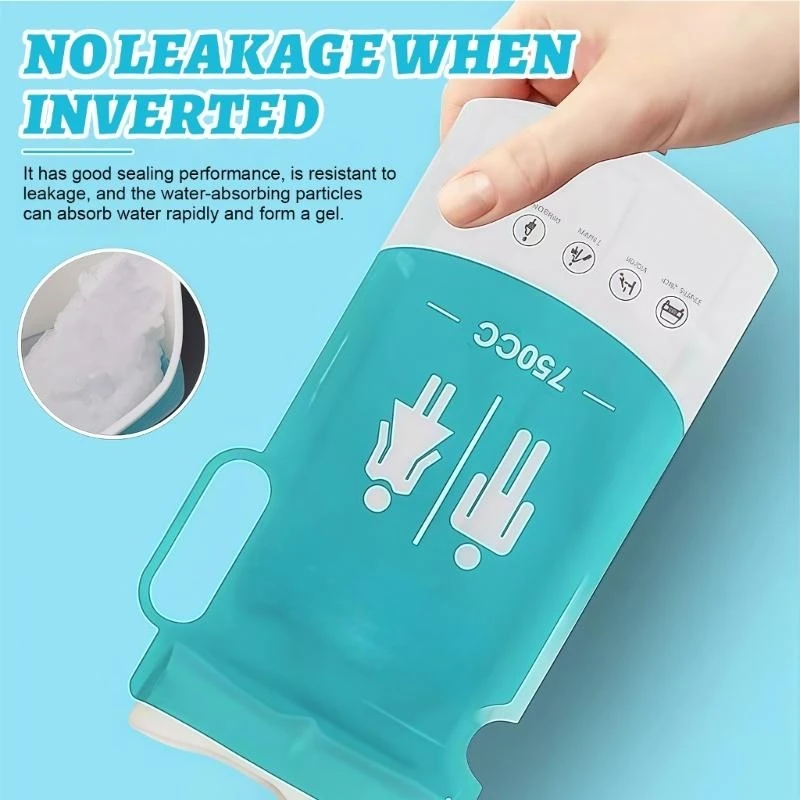 성인 휴대용 일회용 구토 가방 750ml 여행 소변 가방 15개
