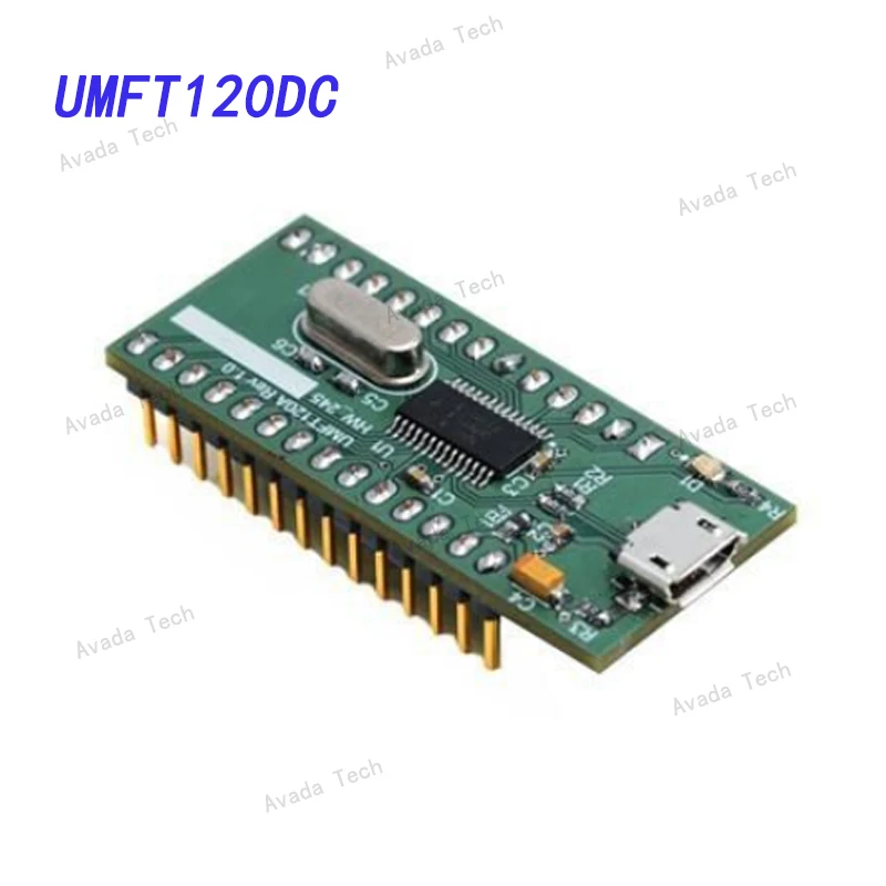 

Вспомогательная карта UMFT120DC и плата OEM модуль FT120, 8 бит 8051