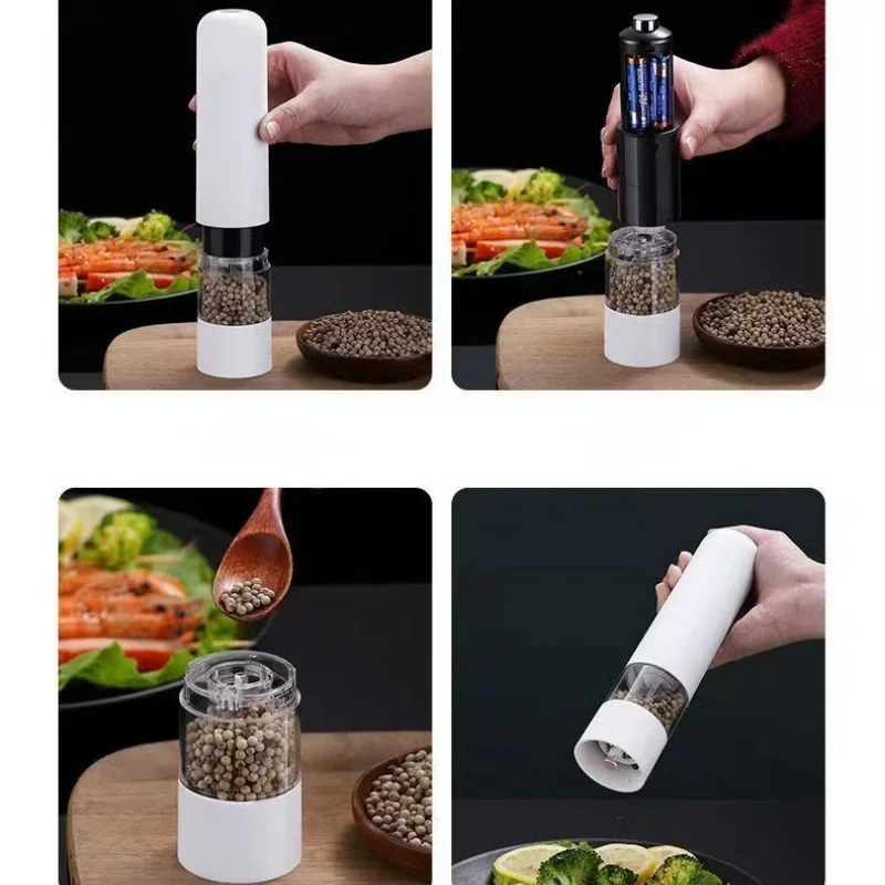 1Pcs Multi Functional Pepper Grinder Electric Sichuan Pepper Grinding Kitchen Black Sea Salt Food Grinding Kitchen Tools