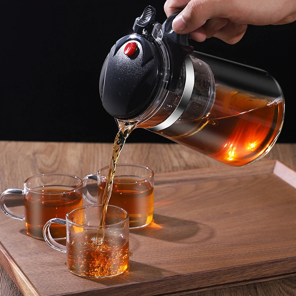 Tetera de vidrio con infusor - Té e infusiones – Lima con Cafeina