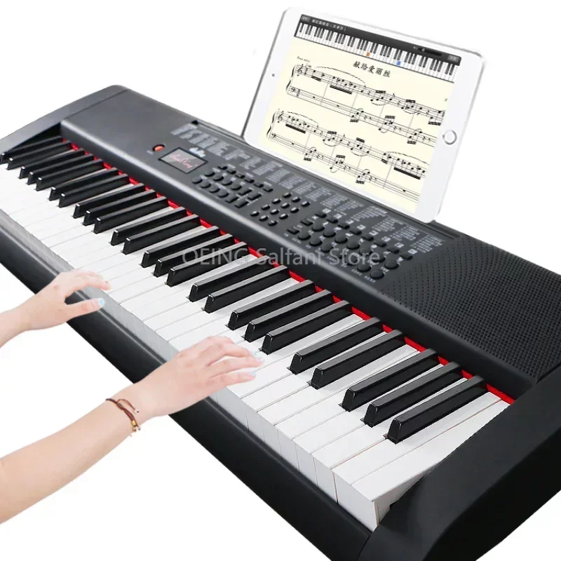 Piano 61 Electronic Keyboard Midi Controller Electronic Keyboard Piano  Digital Soporte Teclado Piano Musical Instruments EI50EK