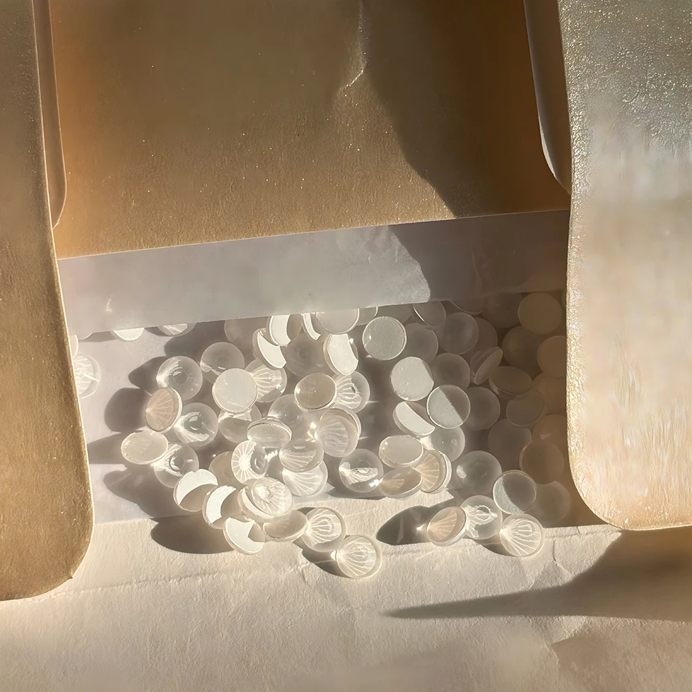 PUBRILEX Kristall-Neon-Strasssteine, Glas, nicht Hotfix, flache Rückseite, fluoreszierender Strass, DIY-Ornament, Dekorationen, Steine für Kleidung – Detail 19