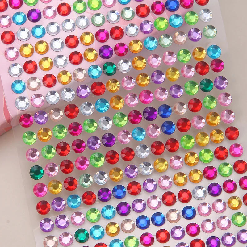 Face Diamonds Gems Adhesive Glitters for the Rhinestone Face Pearls Makeup Festival Jewels Nail Temporary Tattoos Body Stickers 3