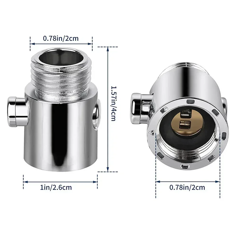 Shower Head Control Switch Flow Water Stop Valve Bathroom Accessories