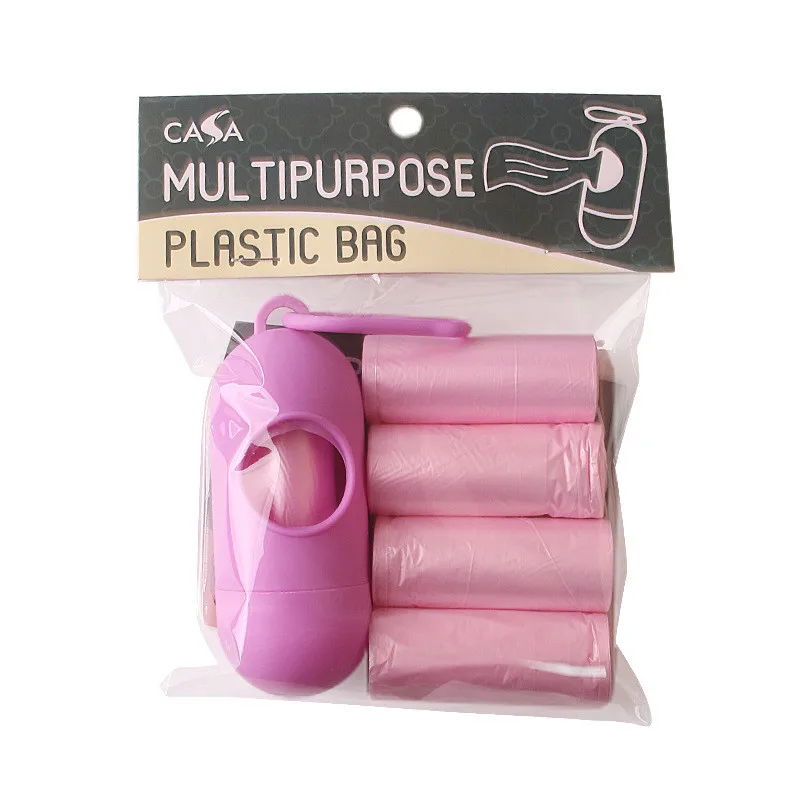 Eco-Friendly Dog Waste Bags Set with Dispenser - Safe & Non-toxic Pet Cleanup Accessories