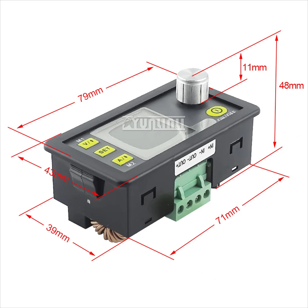 DPS5005 디지털 조정 가능한 스텝다운 벅 컨버터 전원 공급 장치 모듈 MODBUS 프로토콜 통신 + Bluetooth 2025 NEW
