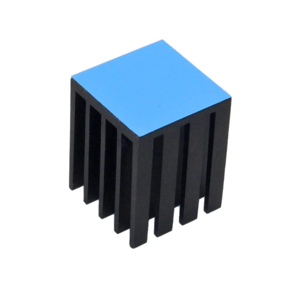 19x19x24mm 20 Stück Aluminium-Kühlkörper, Kühlkörper für elektronische Chips, ICs, MOSFETs mit Wärmeleitband – Detail 6