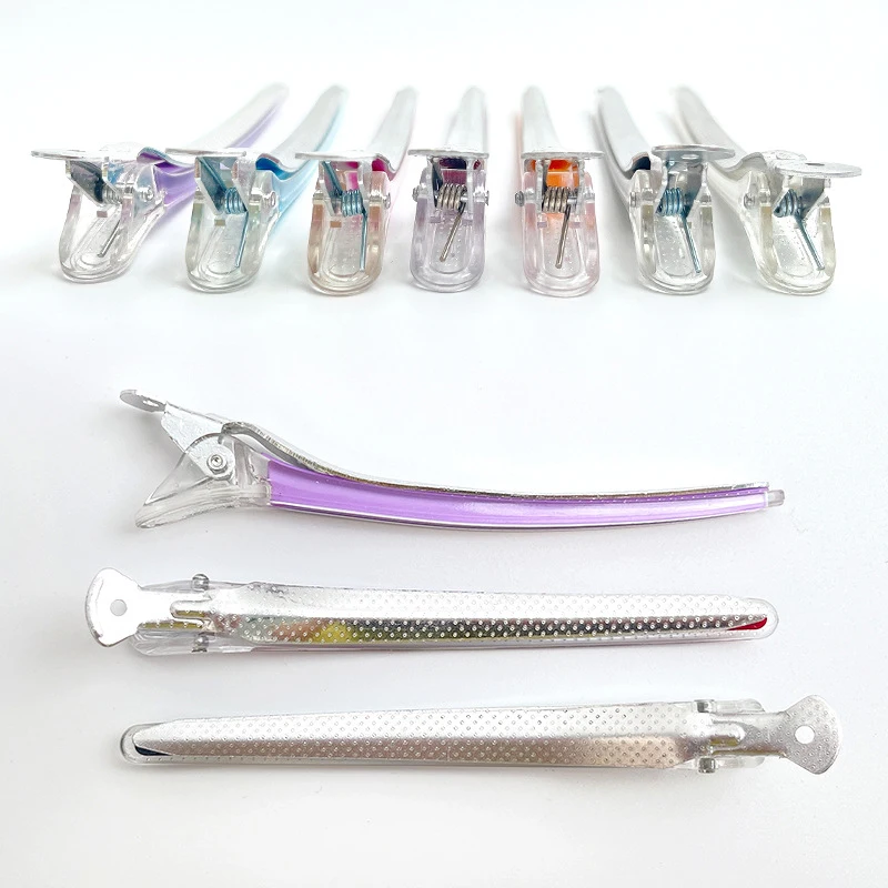 Professional Seamless Alligator Hair Clips For Salon Styling_voghion.com