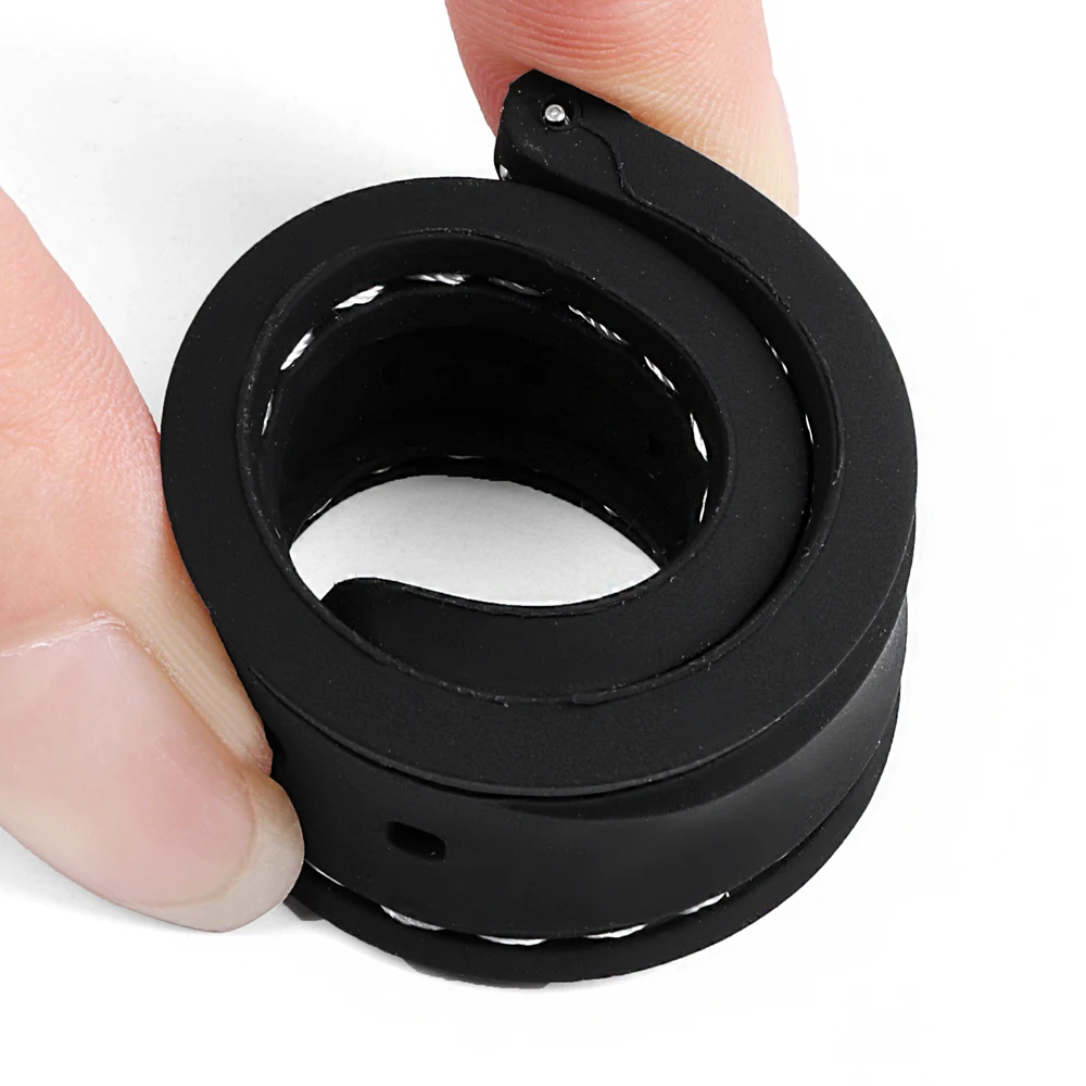 Sporty Waterproof Silicone Watch Band with Quick Release and Butterfly Buckle