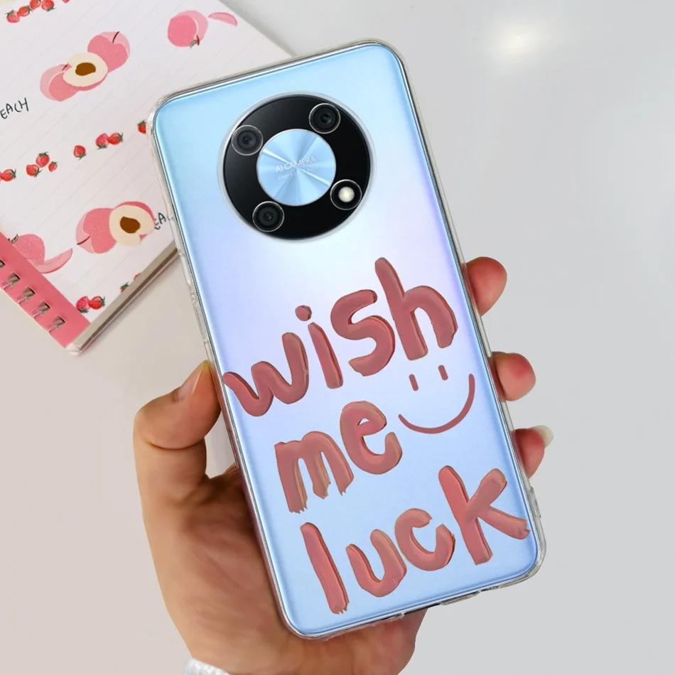 Elegant Printing Soft Silicone Clear TPU Slim Phone Case