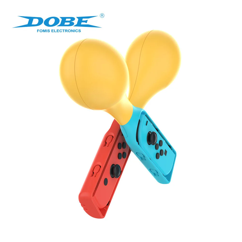 Maracas for Switch Left and Right Small Controller Somatosensory Game Handle for Switch OLED Controller Hammer Game Grip 1 Set