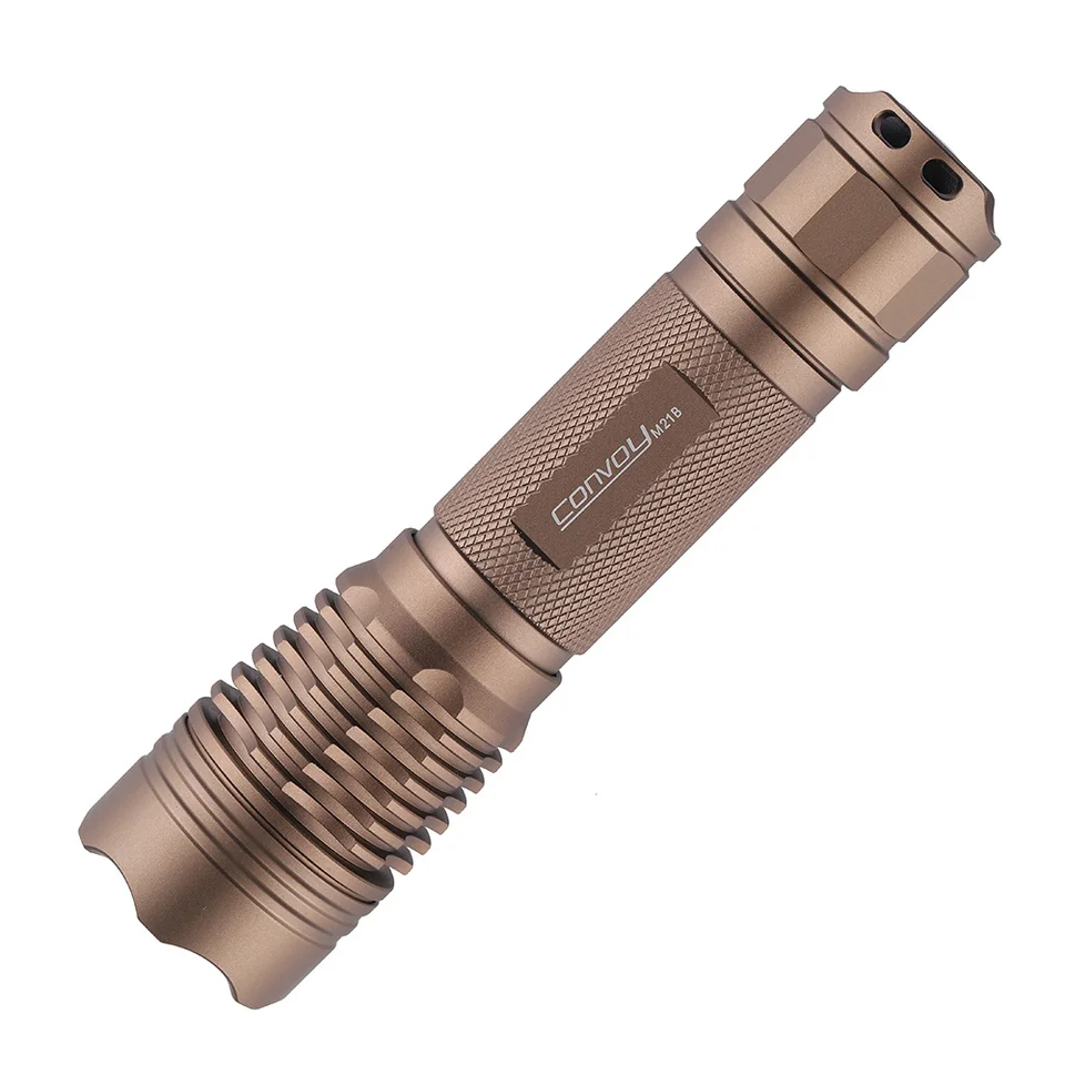 【まにゃ】ライトブラウン Convoy M21B tan 21700 flashlight - AliExpress