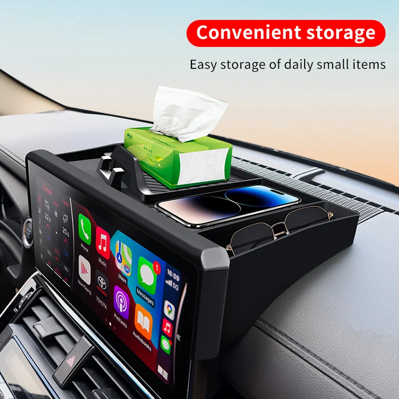 For 2021-2024 Toyota Land Cruiser 300 Multimedia display Back Storage Protection sleeve cover LC300 Interior upgrade Accessories