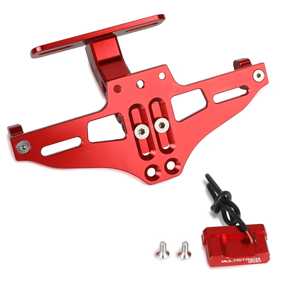 Per Ducati Multistrada 1260 Enduro Pro S D Pikes Peak Targa Supporto Staffa Posteriore Coda Ordinata Fender Eliminator Plate Kit