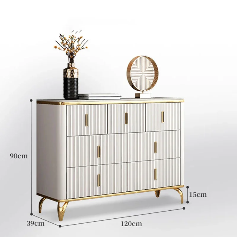 Dish Modern Wood Sideboards Kitchen Nordic Shelves Modular Luxury Sideboards Storage Table De Chevet Small Room Furnitures HDH