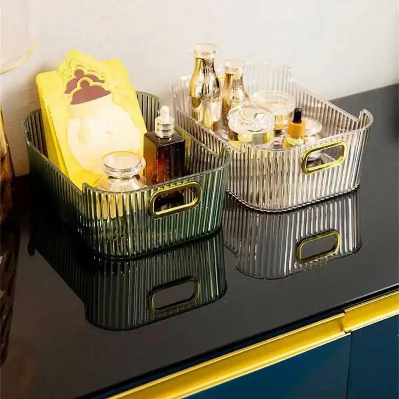 

Luxury Desktop Cosmetics Storage Box Multifunctional Skin Care Products Case Cosmetic Jewelry Storage Makeup Box Sundries Drawer