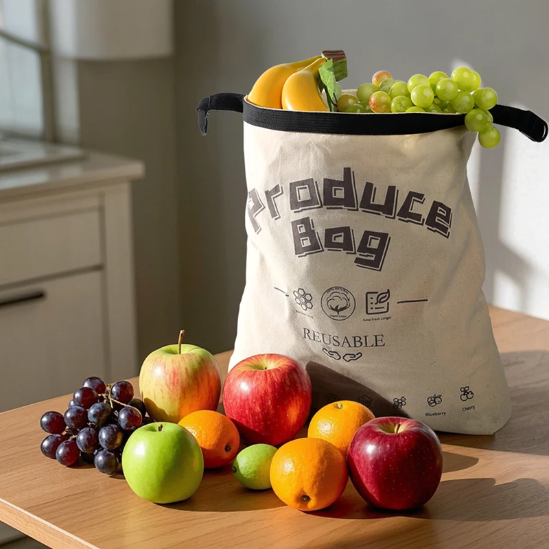 Weedi Beeswax Reusable Fresh Keeping Storage Bag with Buckle Large Capacity Organic Natural Fruit Bread Beeswax Food Bags