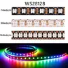 DC5V WS2812B Led Strip 74/96/144leds/m Individually Addressable Smart 5050RGB WS2812 Pixels Led Light IP30/65/67 Black/White PCB 1