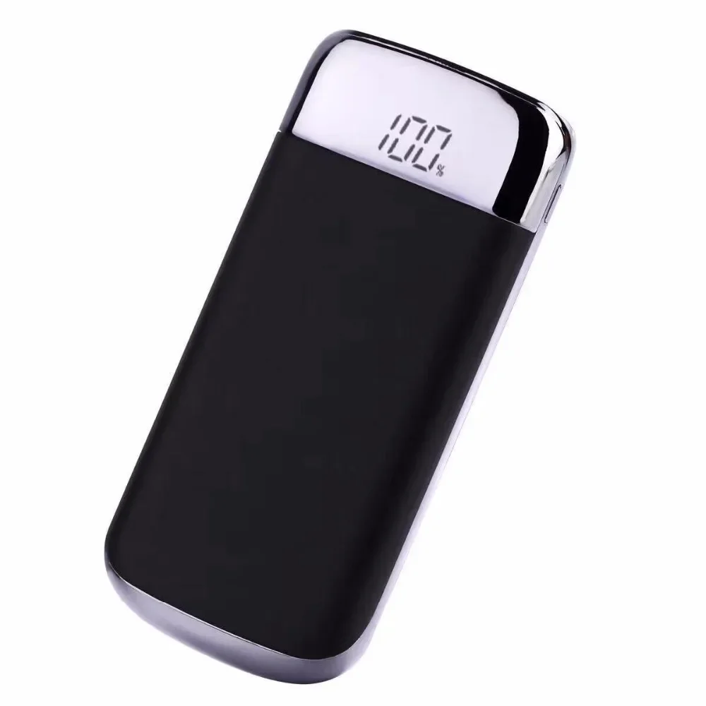 

Портативный внешний аккумулятор на 20000 мА · ч, Пауэр банк с двойным USB светодиодным цифровым дисплеем для iPhone, Samsung, Xiaomi, Пауэр банк для телефона