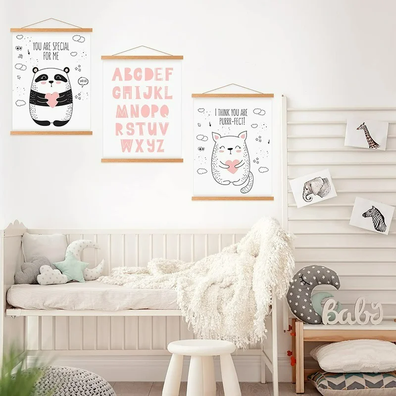 Photo Frame Wood Canvas Frame Wood Photo Frame Wood Frame Wood Picture Frame Art Frames Magnetic DIY Frame Wood Poster Frames Photo Hangers Hanging Kit for Pictures Canvas Prints Artwork for Room Interior Wall Art