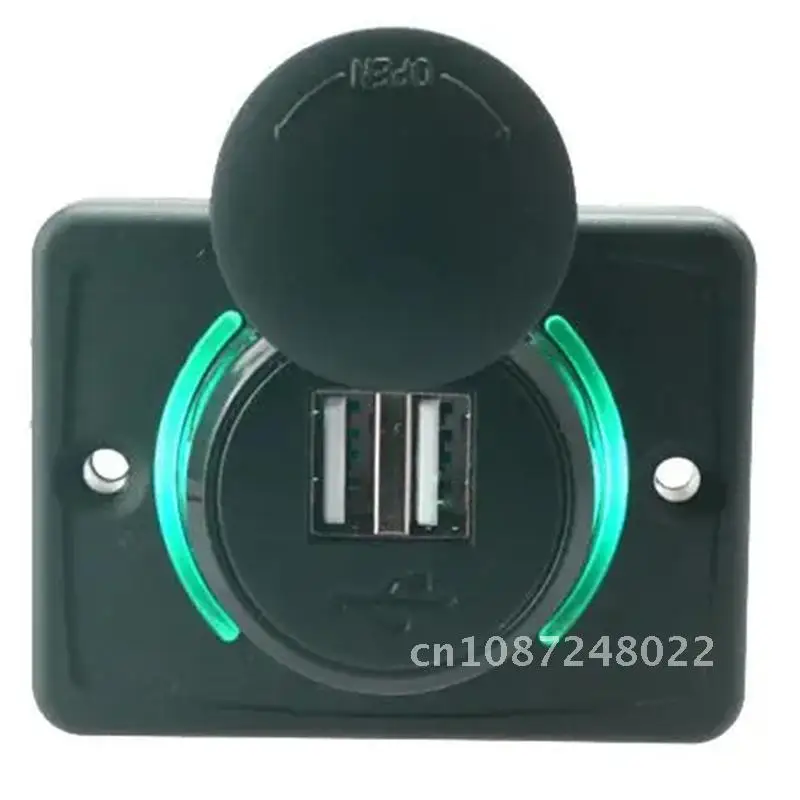 

Dual USB 3.1A 12/24V Power Adapter Outlet Universal USB Socket Plug For Car Auto Motorcycle Bus