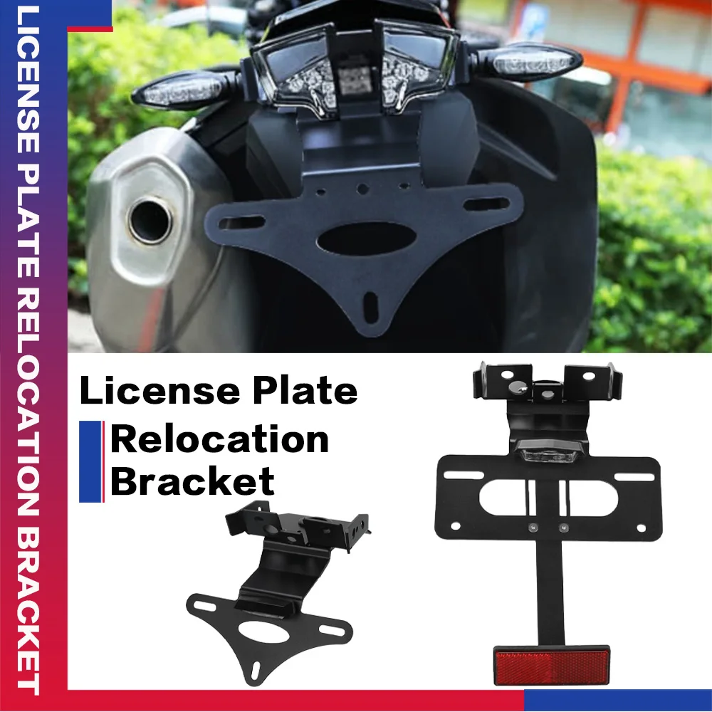 

License Plate Holder For 690SMCR 690SMC-R 690Enduro R 690SMCR 2019 2020 2021 2022 2023 2024 Tail Tidy Fender Eliminator