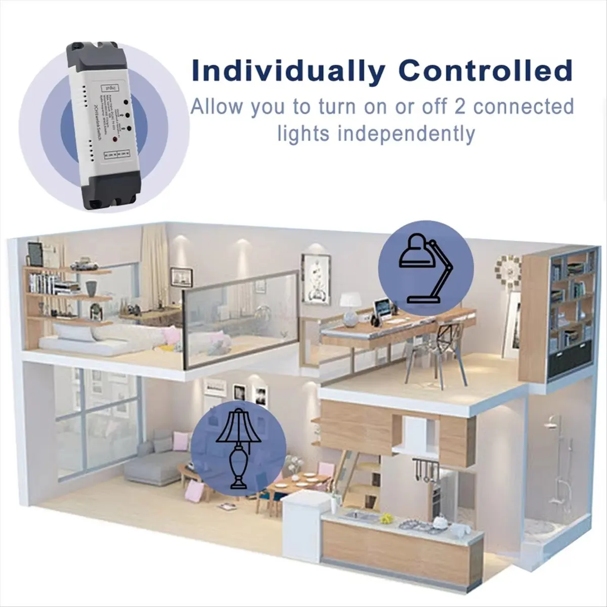 (A32M) 2채널 투야 지그비 스마트 와이파이 전동 리니어 액추에이터 모터 컨..