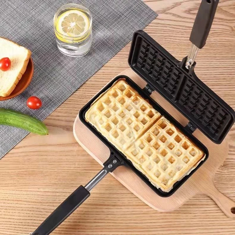 Cooking Waffle Maker Cake Mold Baking Tray Household Baking Accessories Kitchen Gas Pancake Wafel