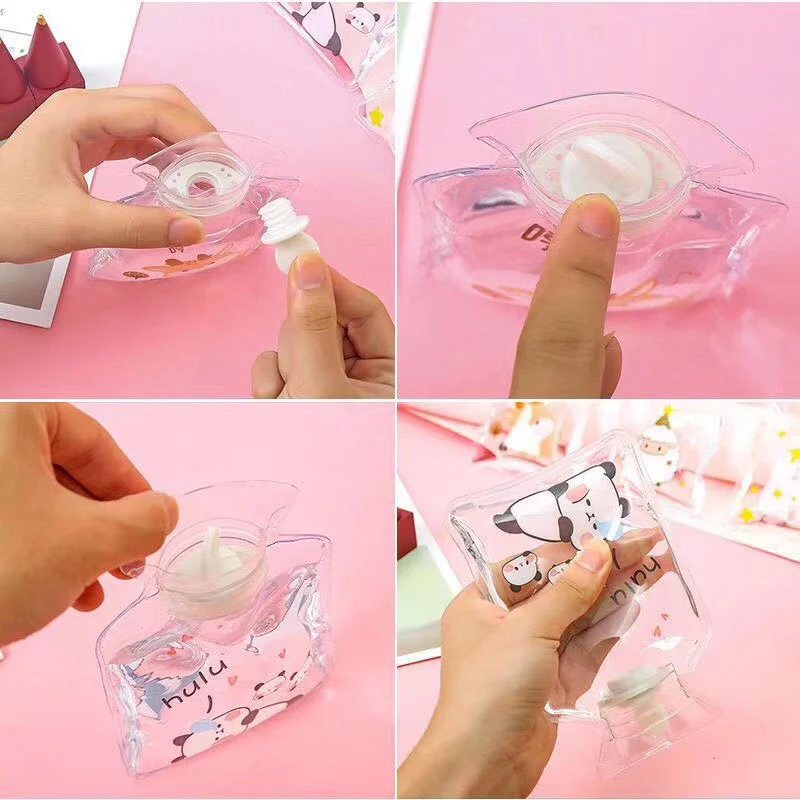 Mini Hand Warmer Reusable Cartoon Watering Bag 11*15cm Warm/Cool Handbag For Sports Winter