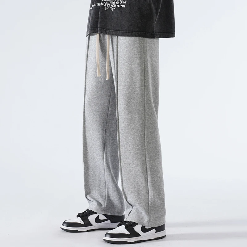 Wide leg Sports Pants Sweatpants 65% Cotton Baggy Joggers Neutral Loose Outdoor Personality Design Autumn Fitness Trousers sport jogging trousers fashion pants fashionable wide leg pants men casual pants
