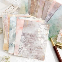 Journal GO 24pcs Colorful Material Paper Junk Journal Planner Scrapbooking Paper DIY Craft Paper Background Paper 1